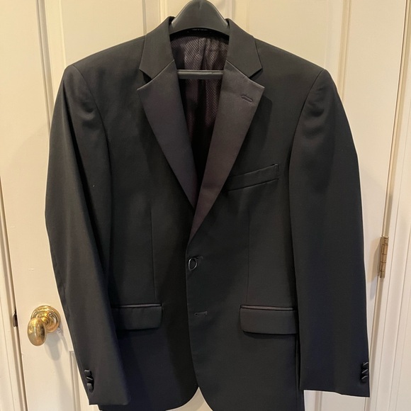 Black 40R Pronto Uomo Tuxedo Jacket - Picture 1 of 3